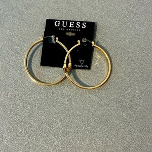 Guess hoop earrings